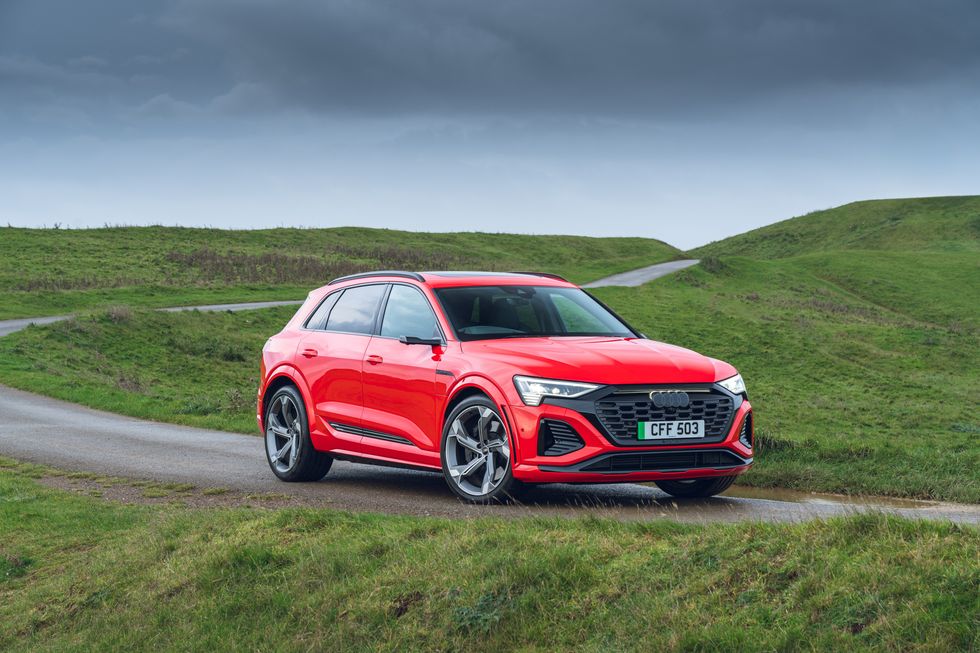 The Audi SQ8 e-tron electric car