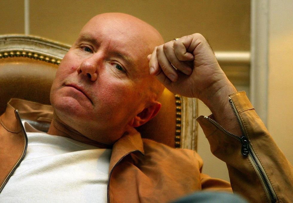 The author Irvine Welsh talks about his new film, 'Wedding Bells' in the Scotsman Hotel in Edinburgh today