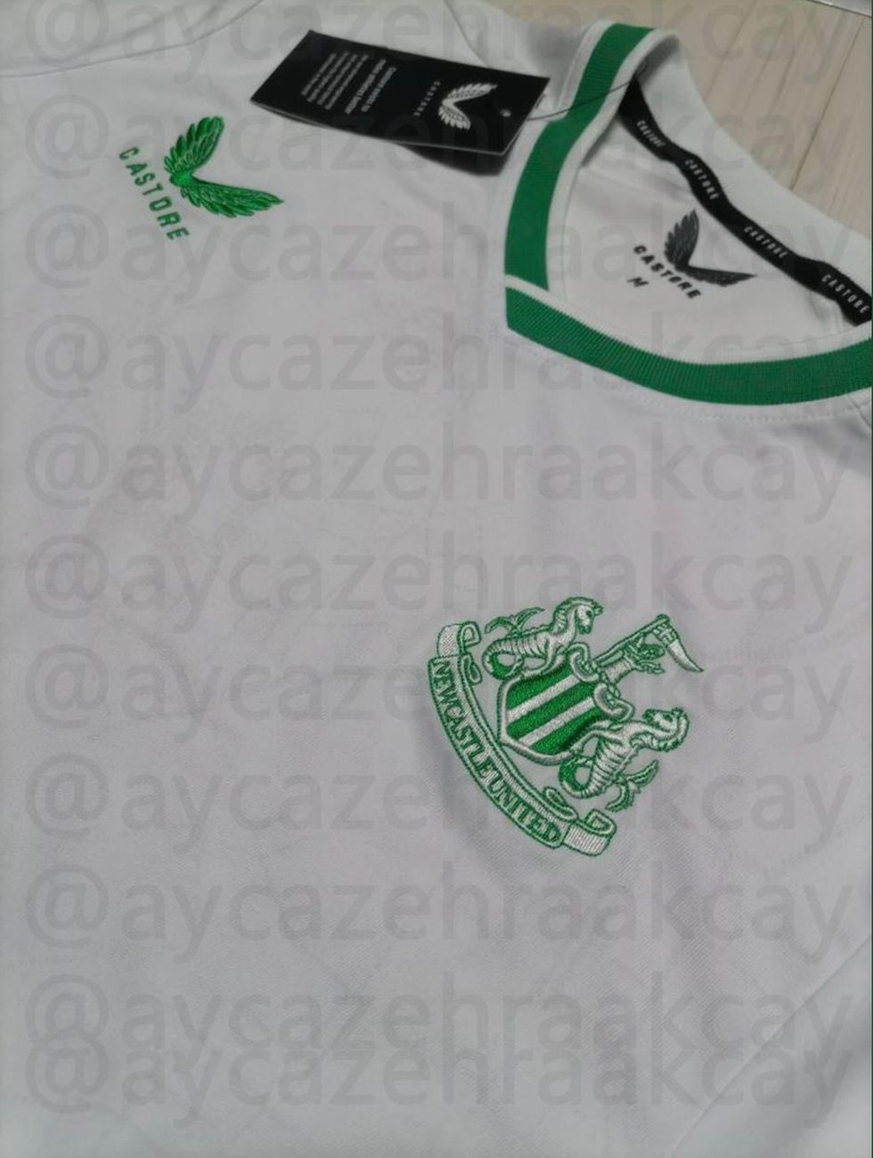 The away kit has the colours of Saudi Arabia