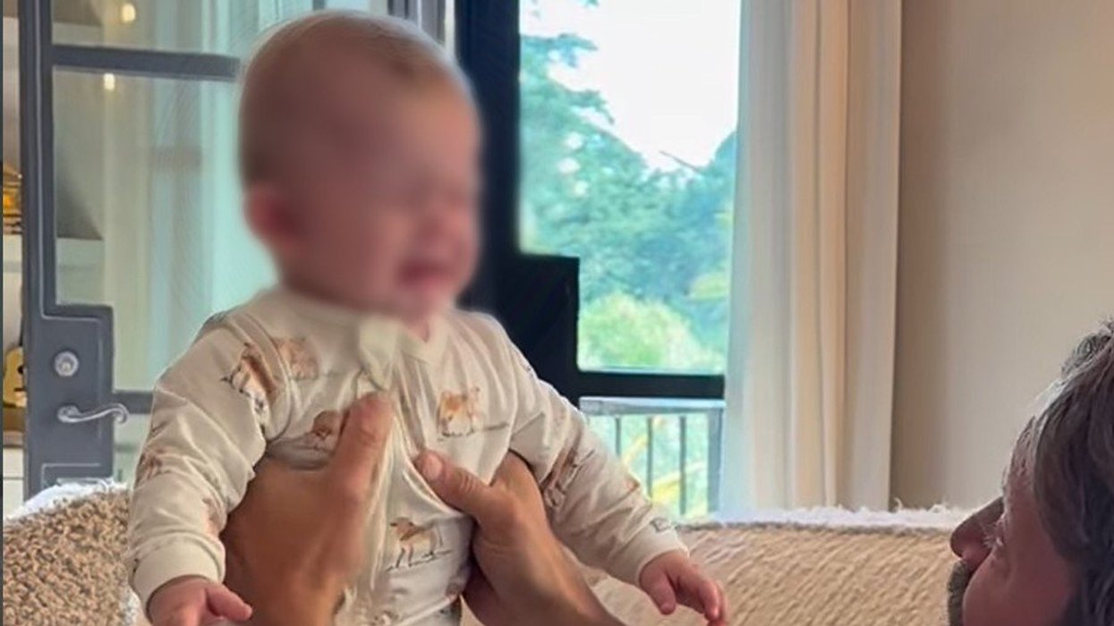 The baby burst into tears after being told the ultimatum