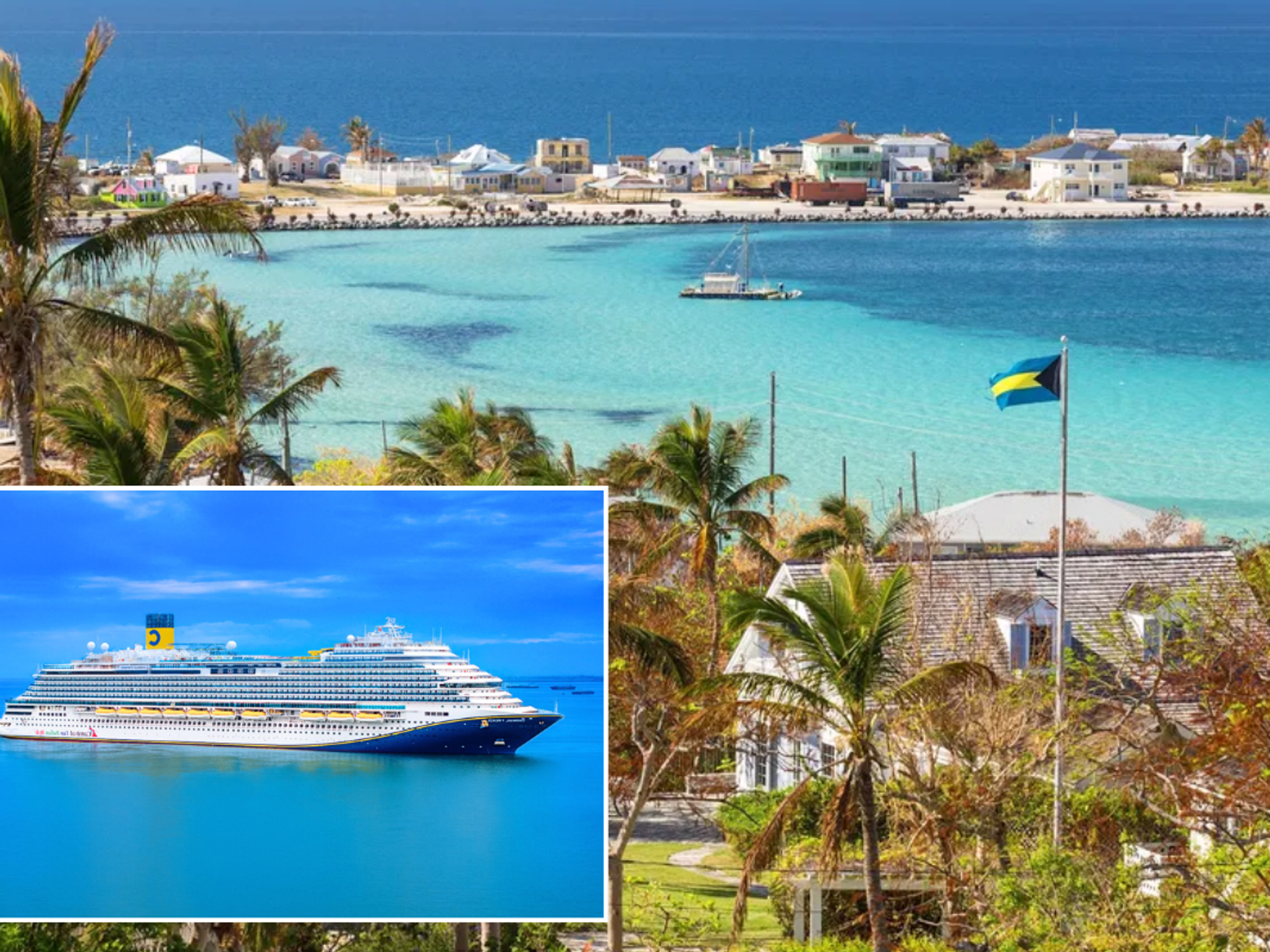 The Bahamas, Eleuthera / Carnival Firenze ship