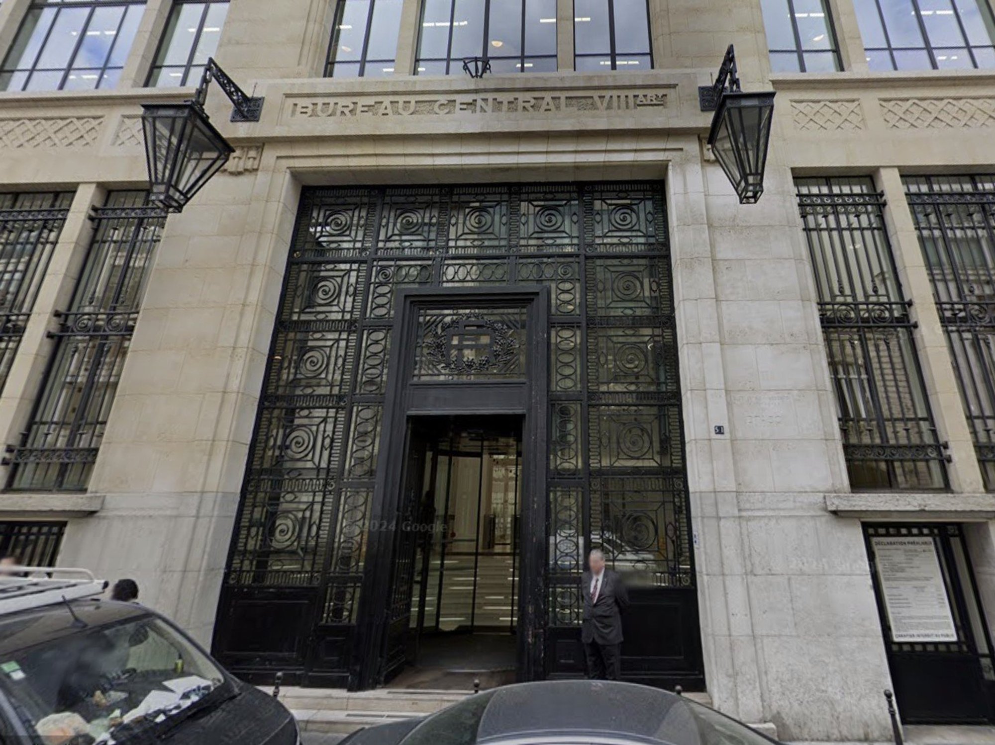 The Bank of America on Rue de la Boétie