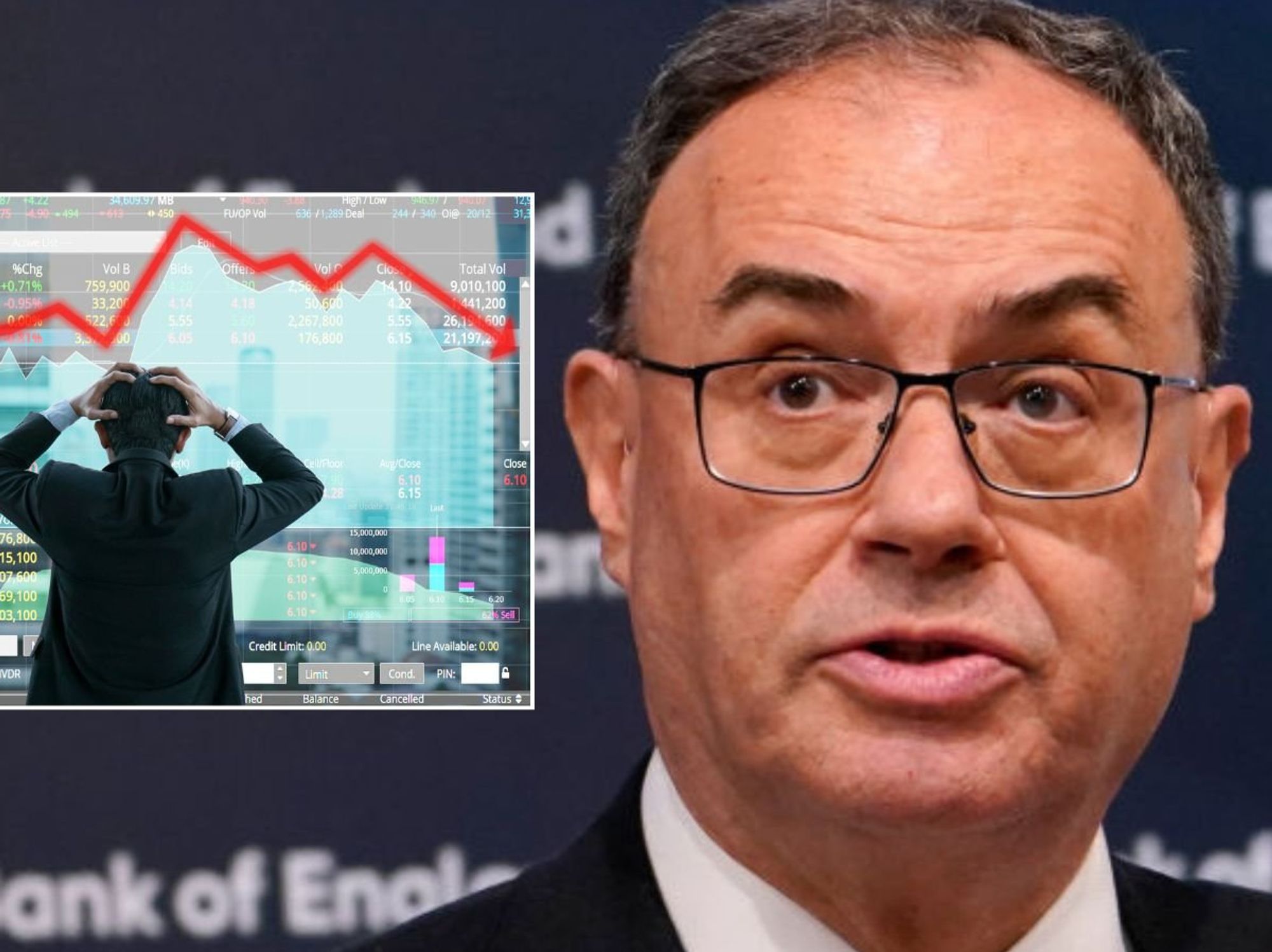 Bank of England warning: UK economy faces ZERO GDP growth as 'technical' recession fears 'rise'