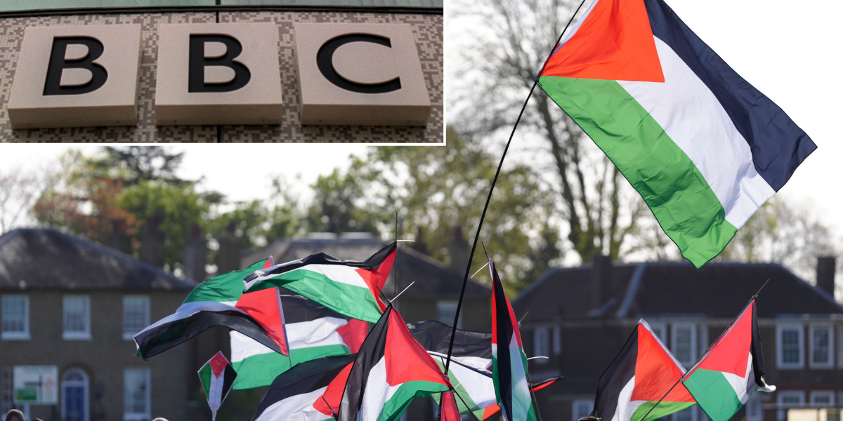 NextImg:'Shocking attack on Jews!' BBC sparks outrage after staff urged to wear Palestinian colours and keffiyeh in 'workplace day of action'