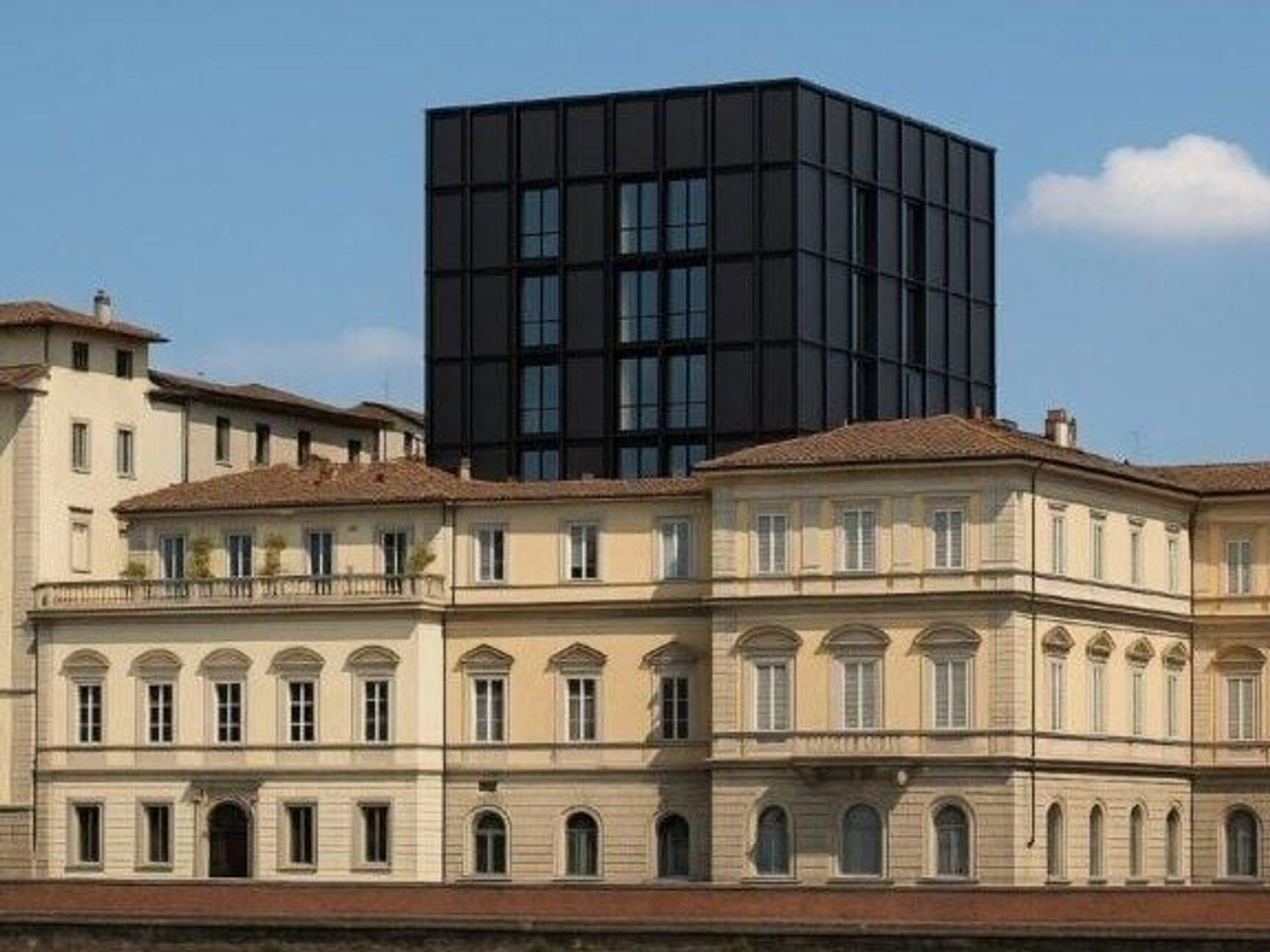The Black Cube (Teatro Luxury Apartments) in Florence, Italy