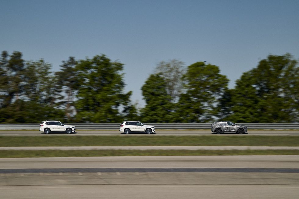 The BMW iX5 Hydrogen prototypes have been tested at the Aschheim track in Germany\u200b