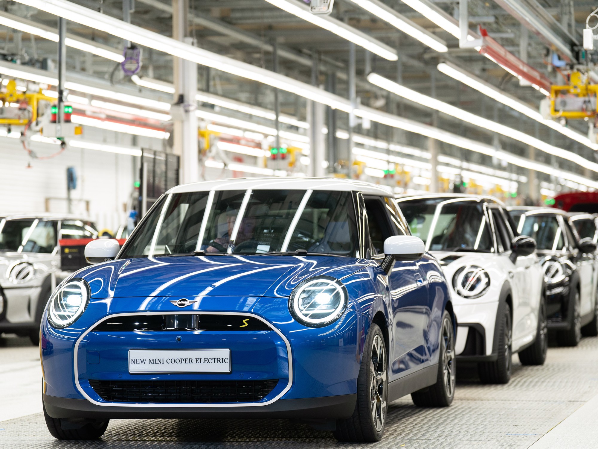 The BMW Mini plant at Cowley in Oxford