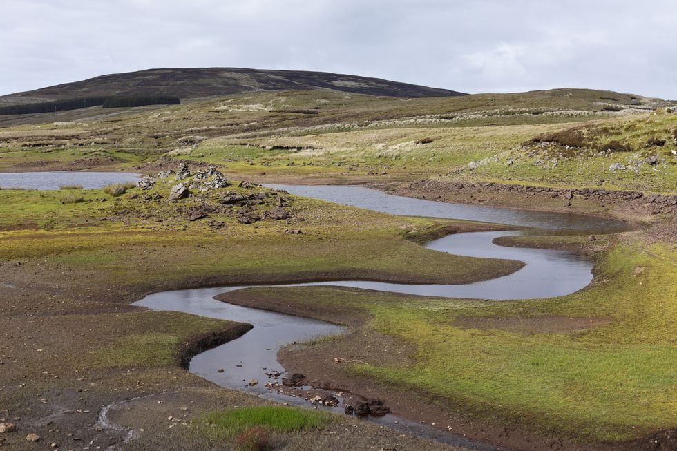 The body of water is fed by three rivers