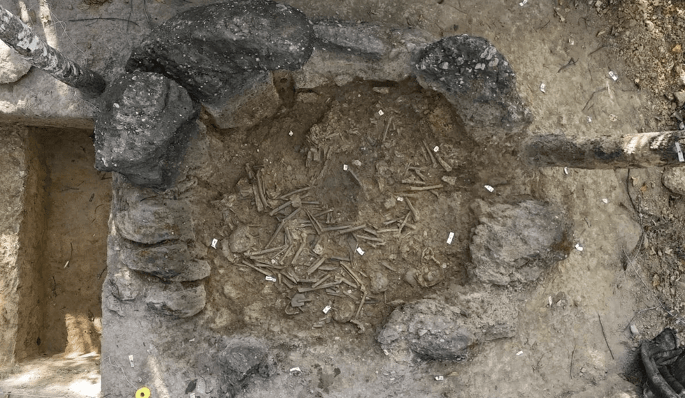 The bones were found by researchers working in Laos