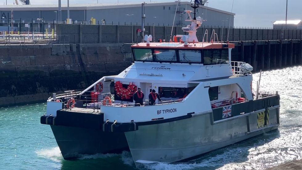 The Border Force typhoon