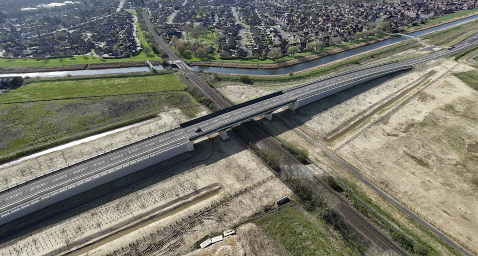 The bridge to the dead-end was completed