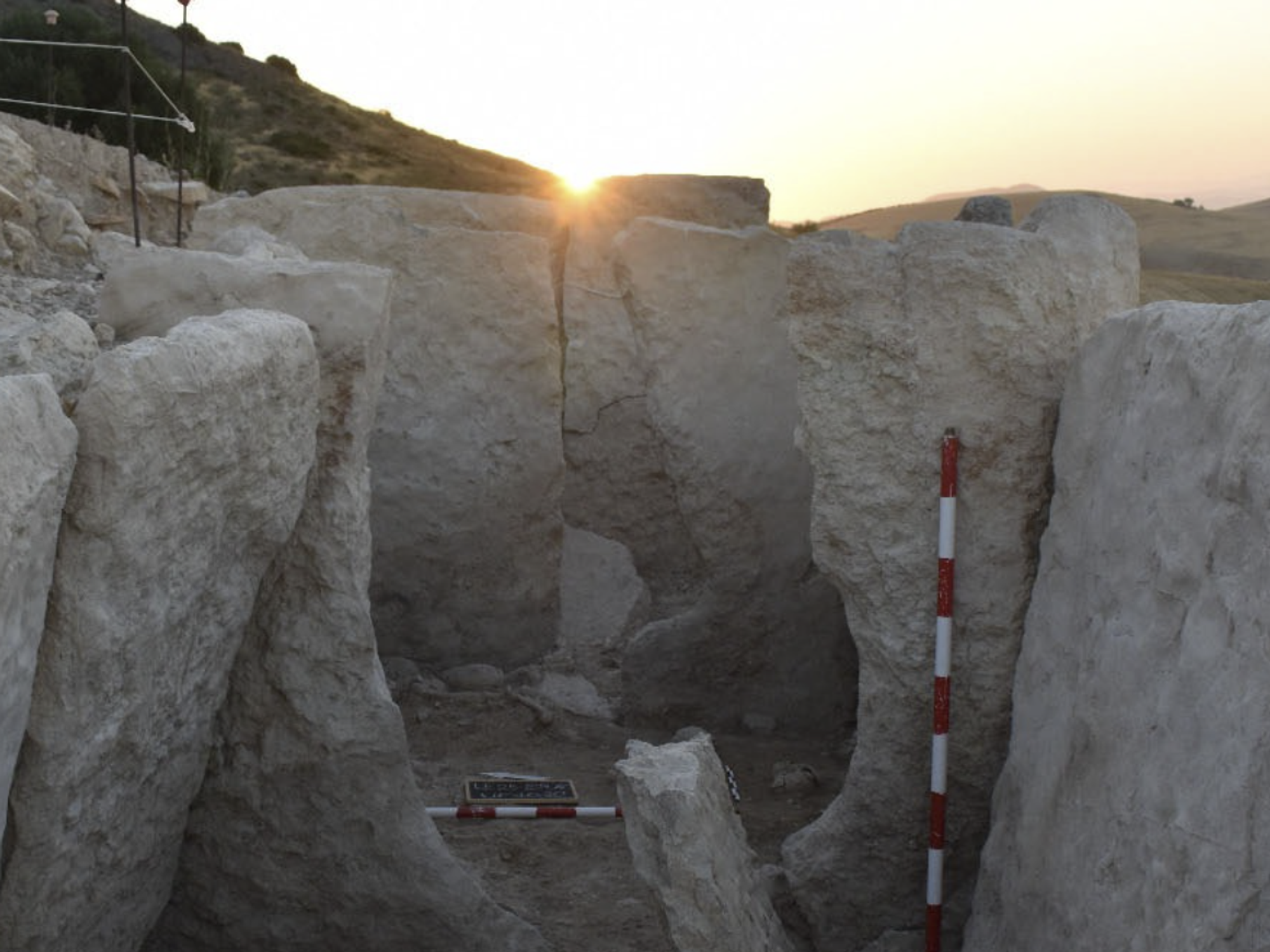 The burial site was left remarkably in tact