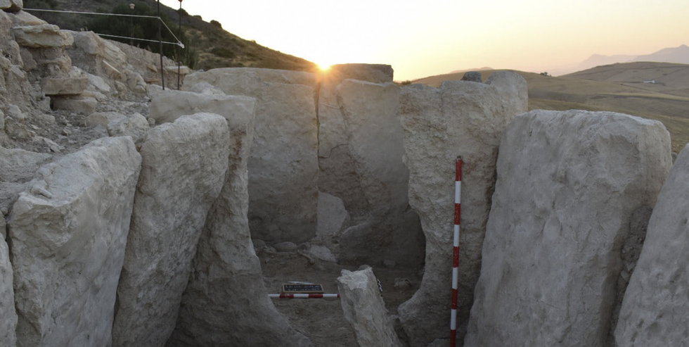 The burial site was left remarkably in tact