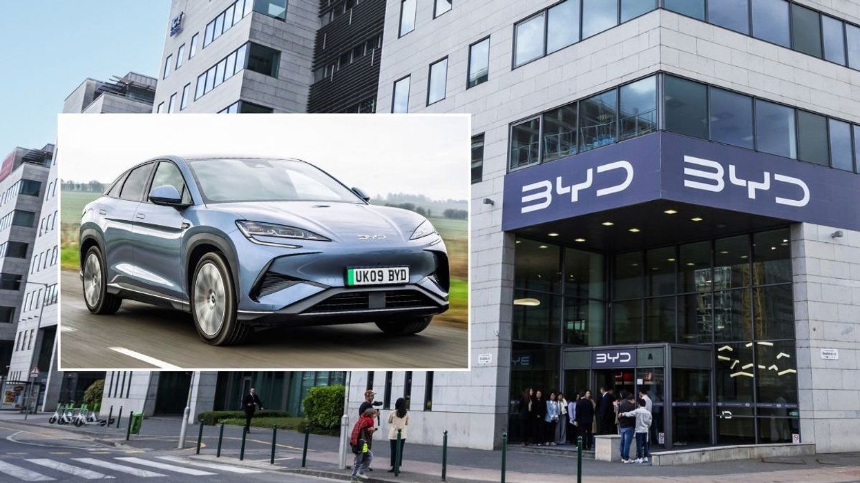 The BYD Sealion 7 and the BYD HQ in Hungary