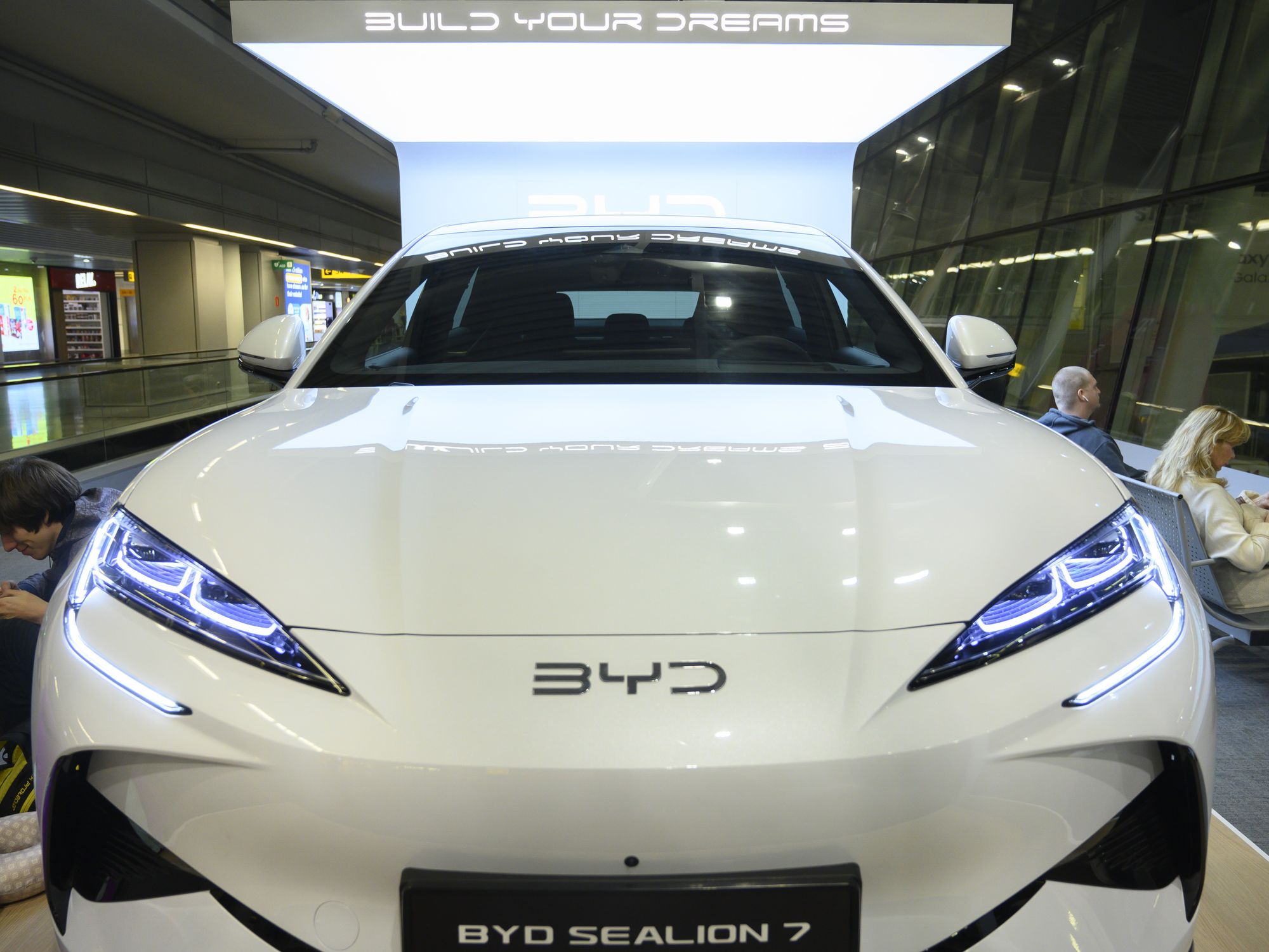 The BYD Sealion 7 electric vehicle
