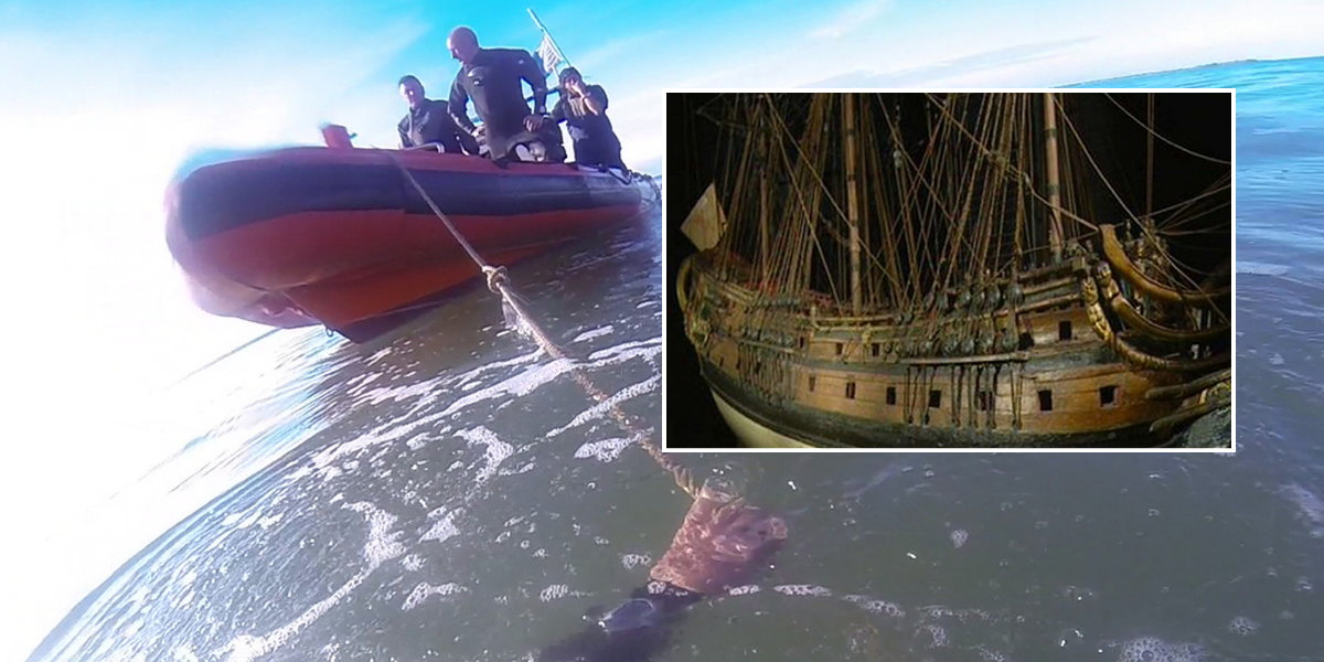 NextImg:Archaeologist makes startling discovery after 14 years of diving to 350-year-old shipwreck