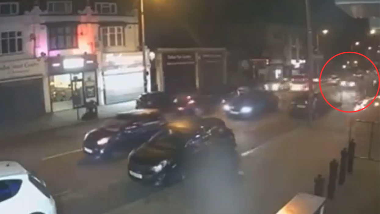 The car was spotted on CCTV