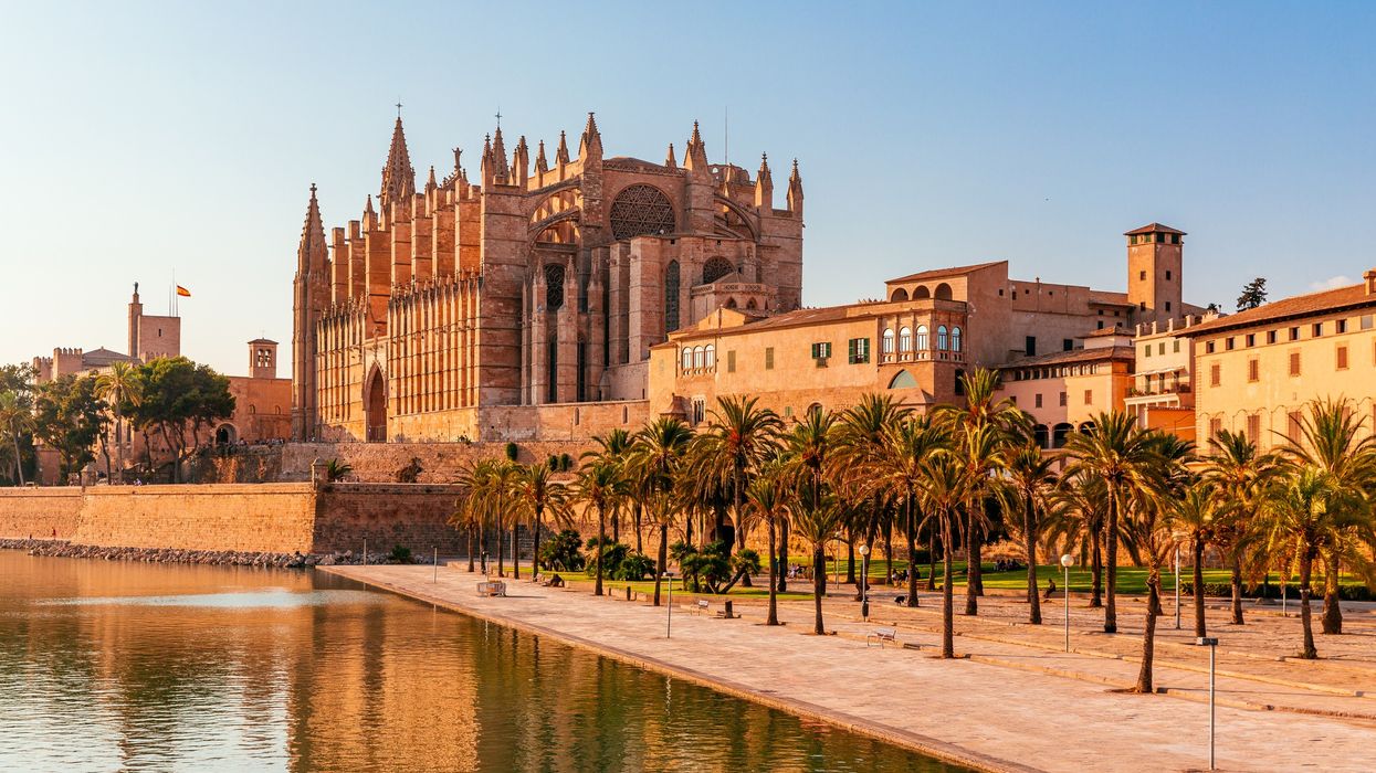The Cathedral of Santa Maria of Palma in Palma de Mallorca, Spain