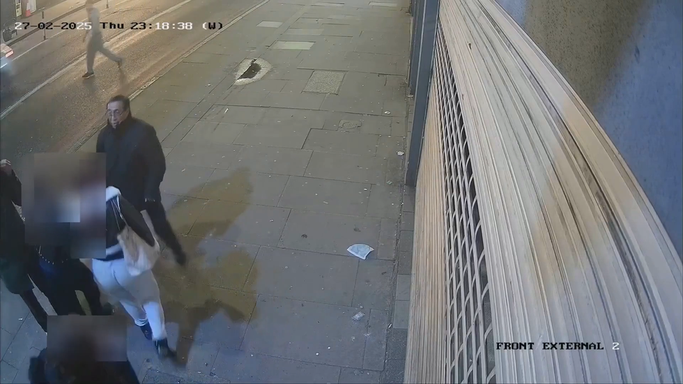 The CCTV footage of the attack on the pensioner