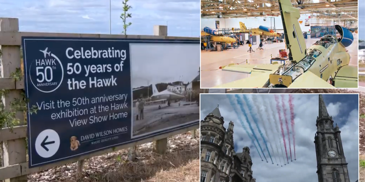 NextImg:50th anniversary of the Hawk's first flight celebrated in East Yorkshire