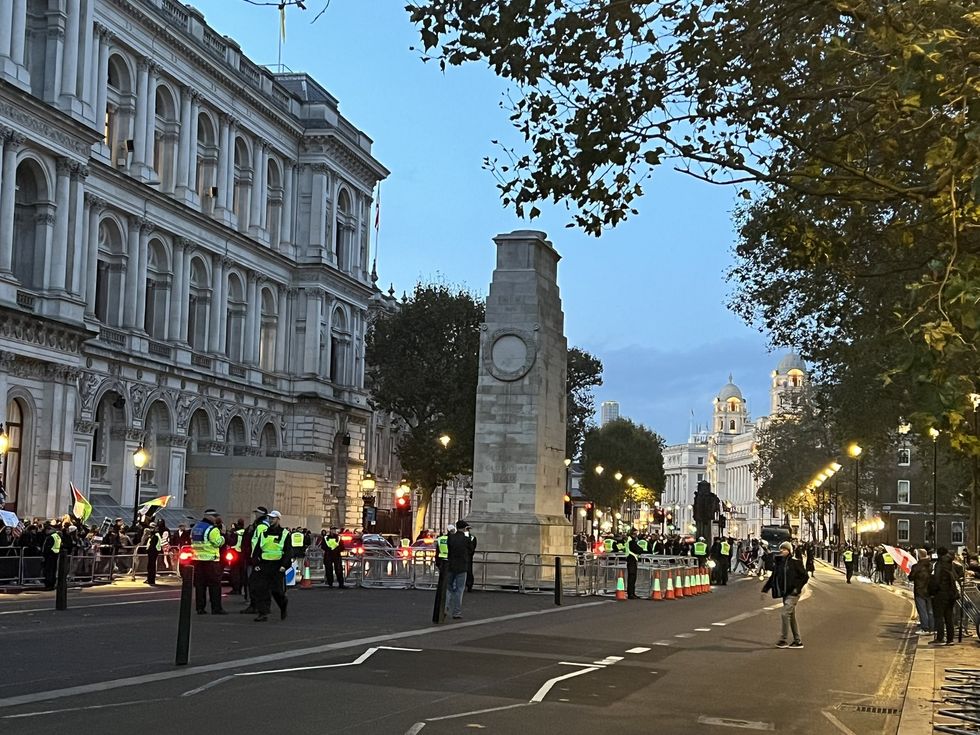 Met Police boss vows to protect Armistice Day ‘at all costs’ as he outlines ‘last resort’ to ban protests