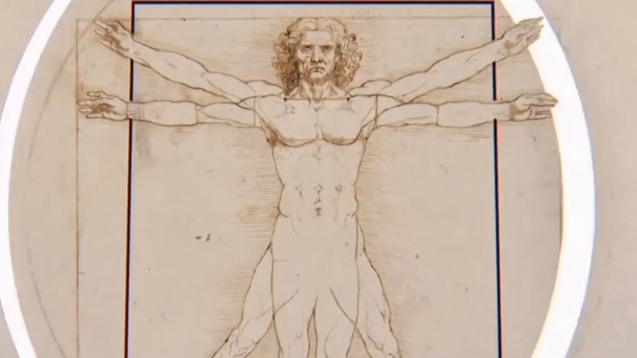 Da Vinci masterpiece has genitals REMOVED for Winter Olympics coverage