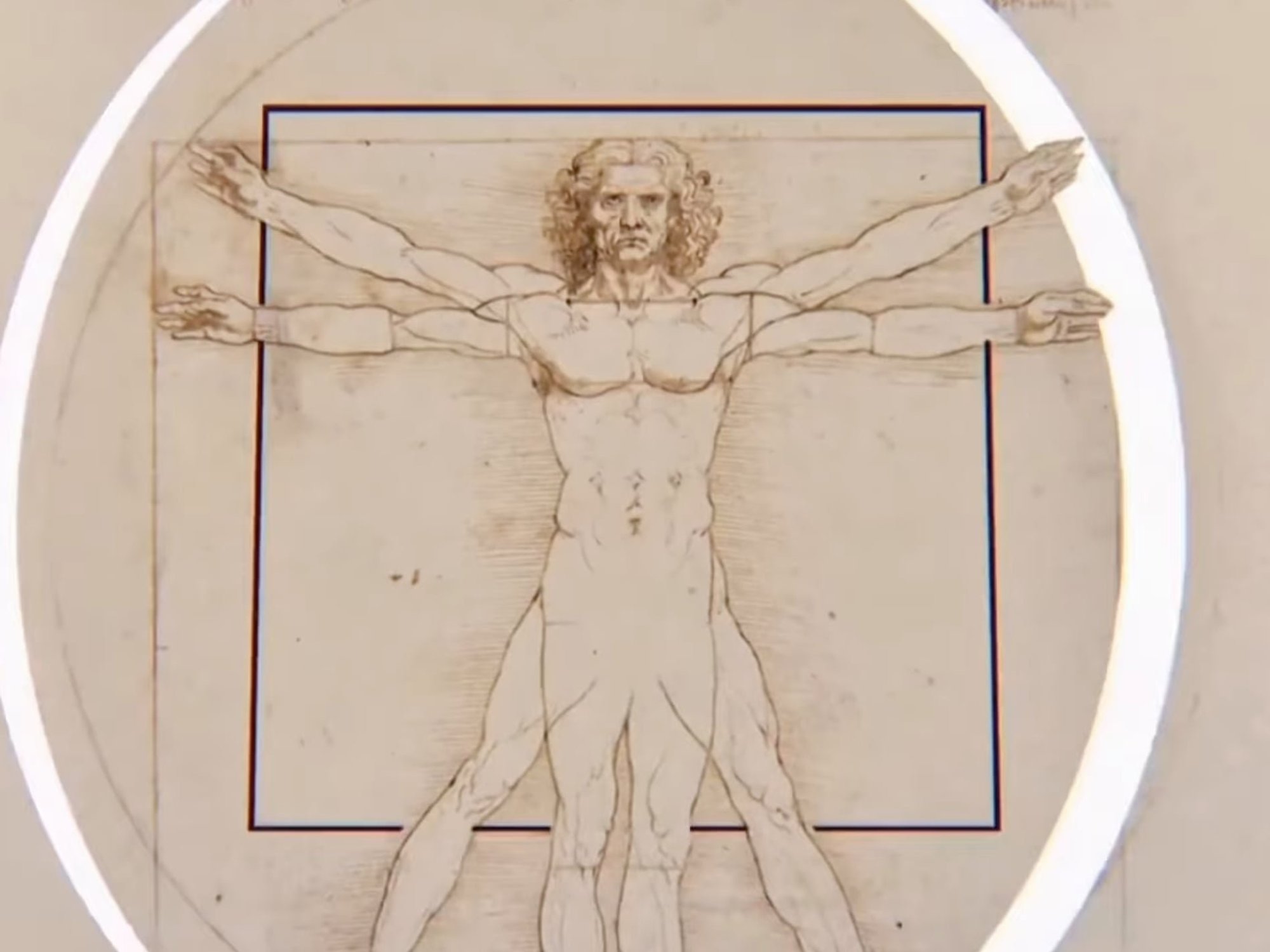 Da Vinci masterpiece has genitals REMOVED for Winter Olympics coverage