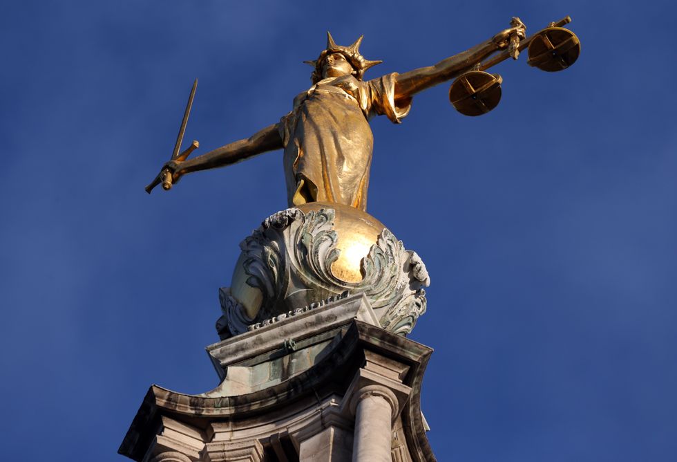 The Central Criminal Court building, Old Bailey, London