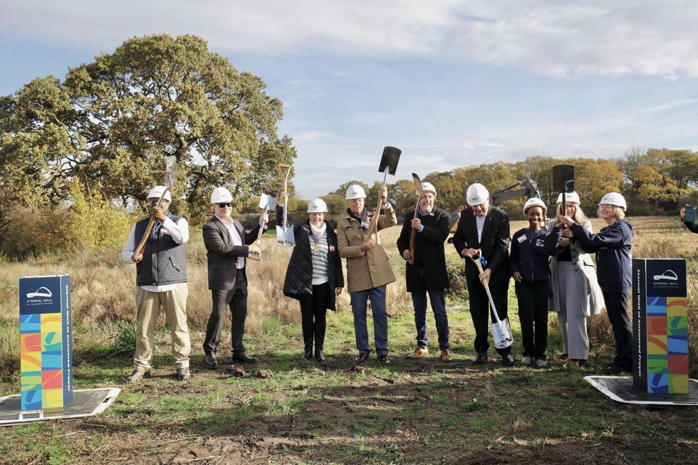 The ceremony near Birmingham