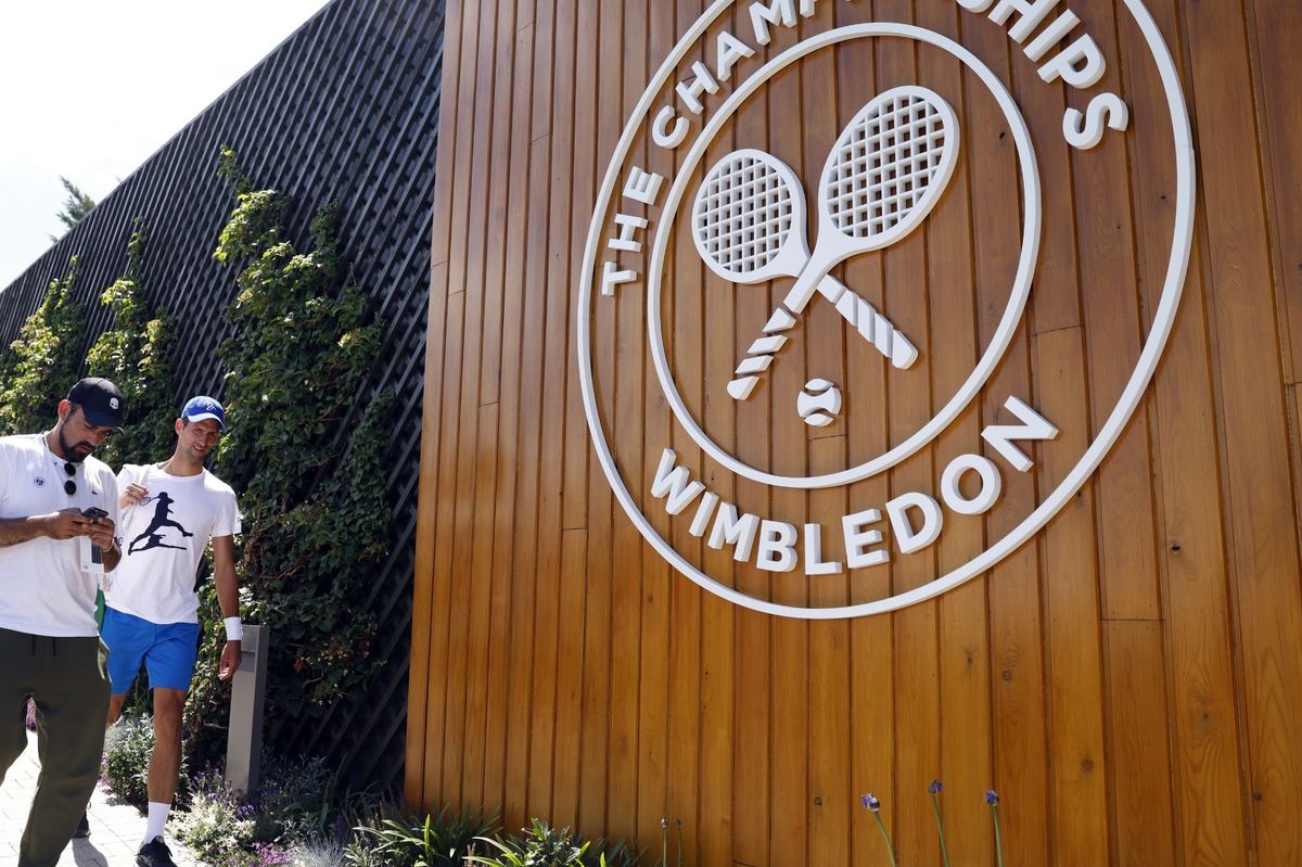 The Championships Wimbledon sign