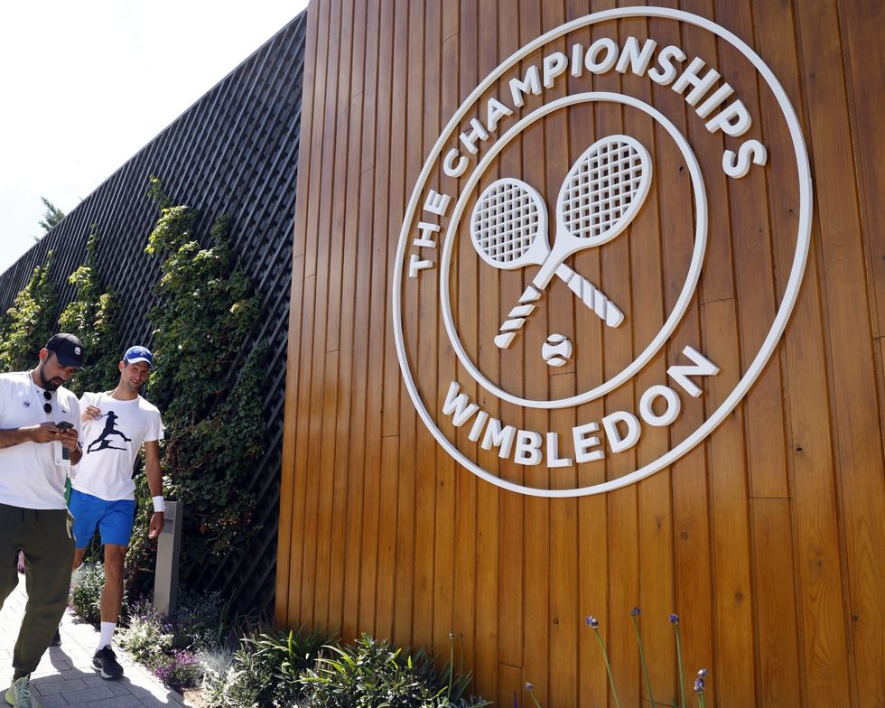 The Championships Wimbledon sign
