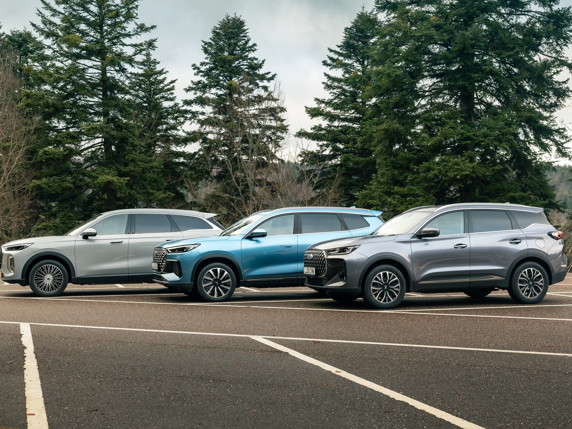 The Chery TIGGO 9, Chery TIGGO 8, Chery TIGGO 7