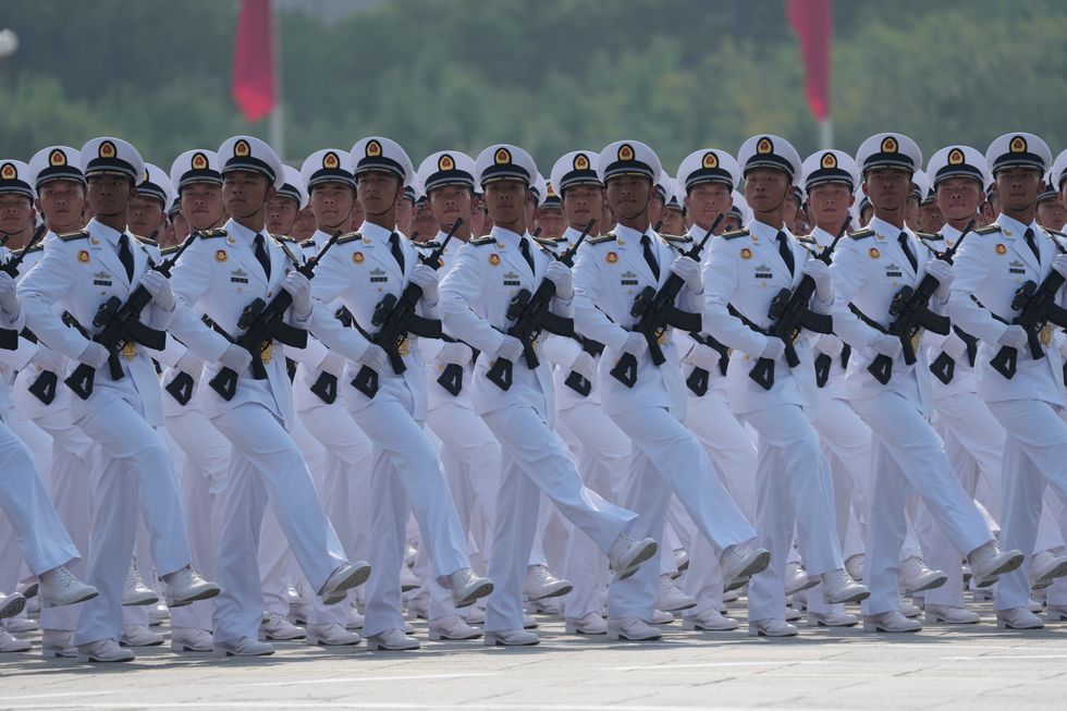 The Chinese navy