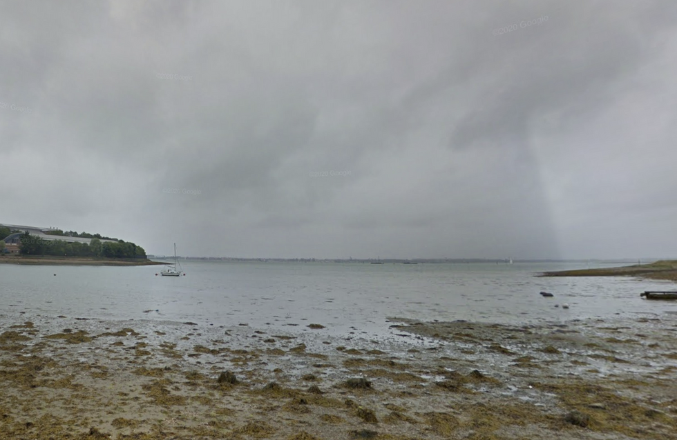 The coast off Tipner