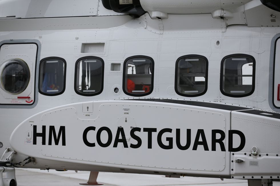 The Coastguard is co-ordinating the operation, with RNLI boats also said to have been in attendance.