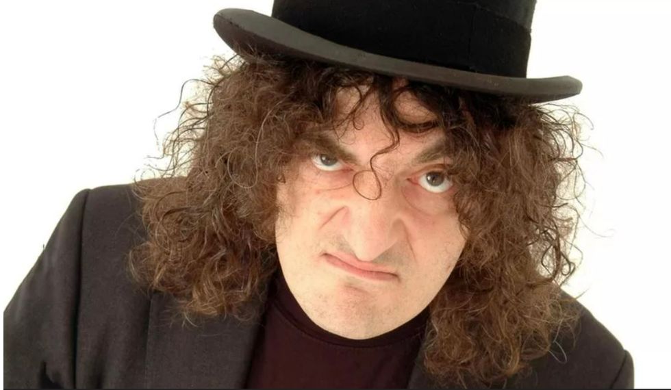 The comedian is known for his aggressive performances.