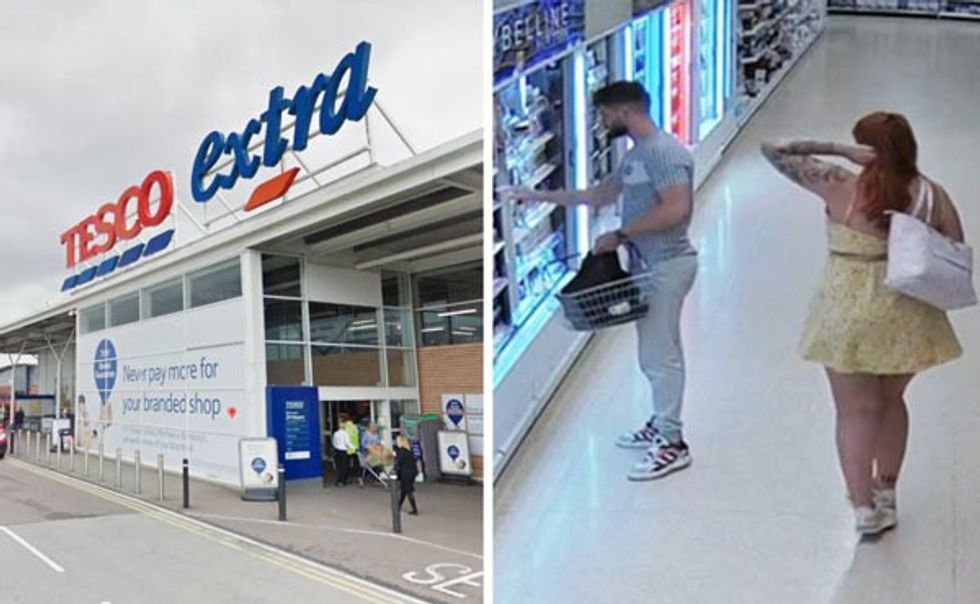The couple in Tesco