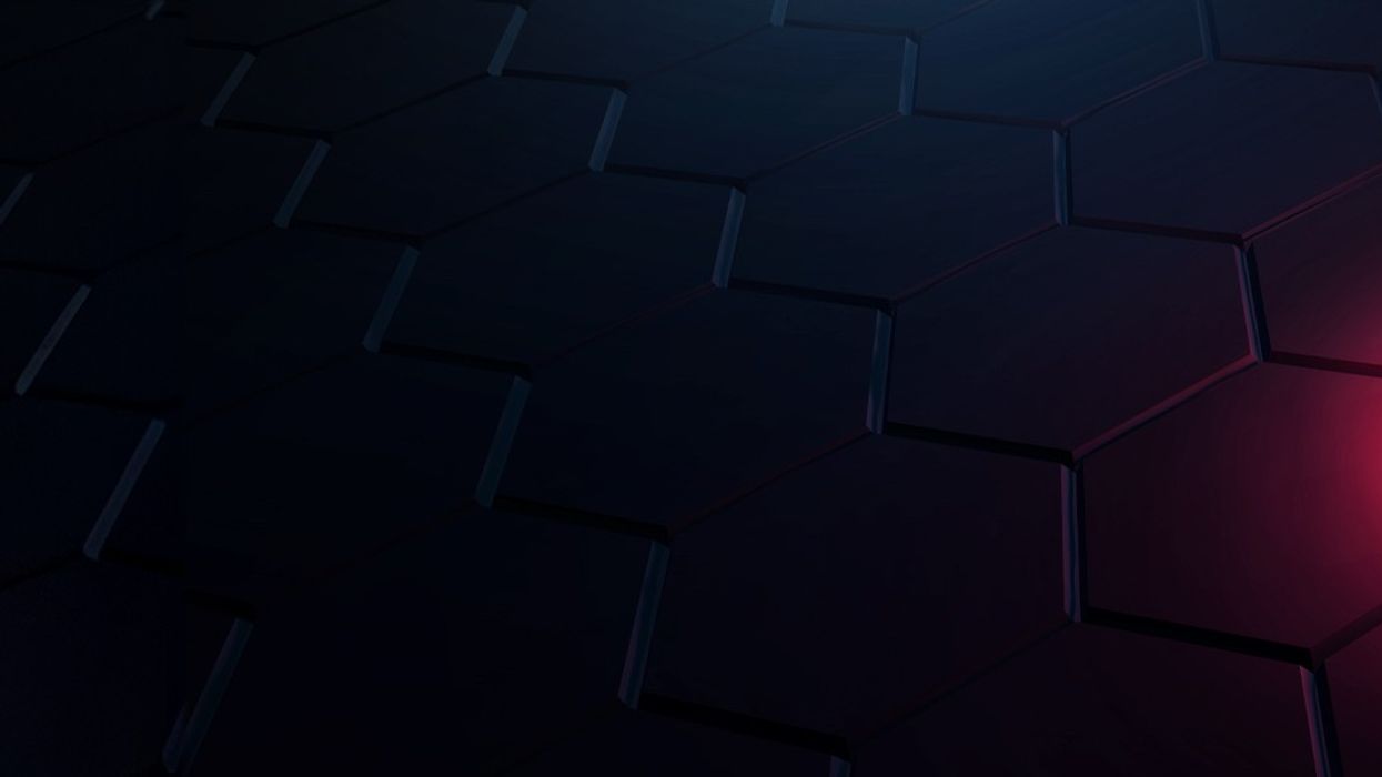 the crowdstrike icon of a flying eagle pictured on a tiled background