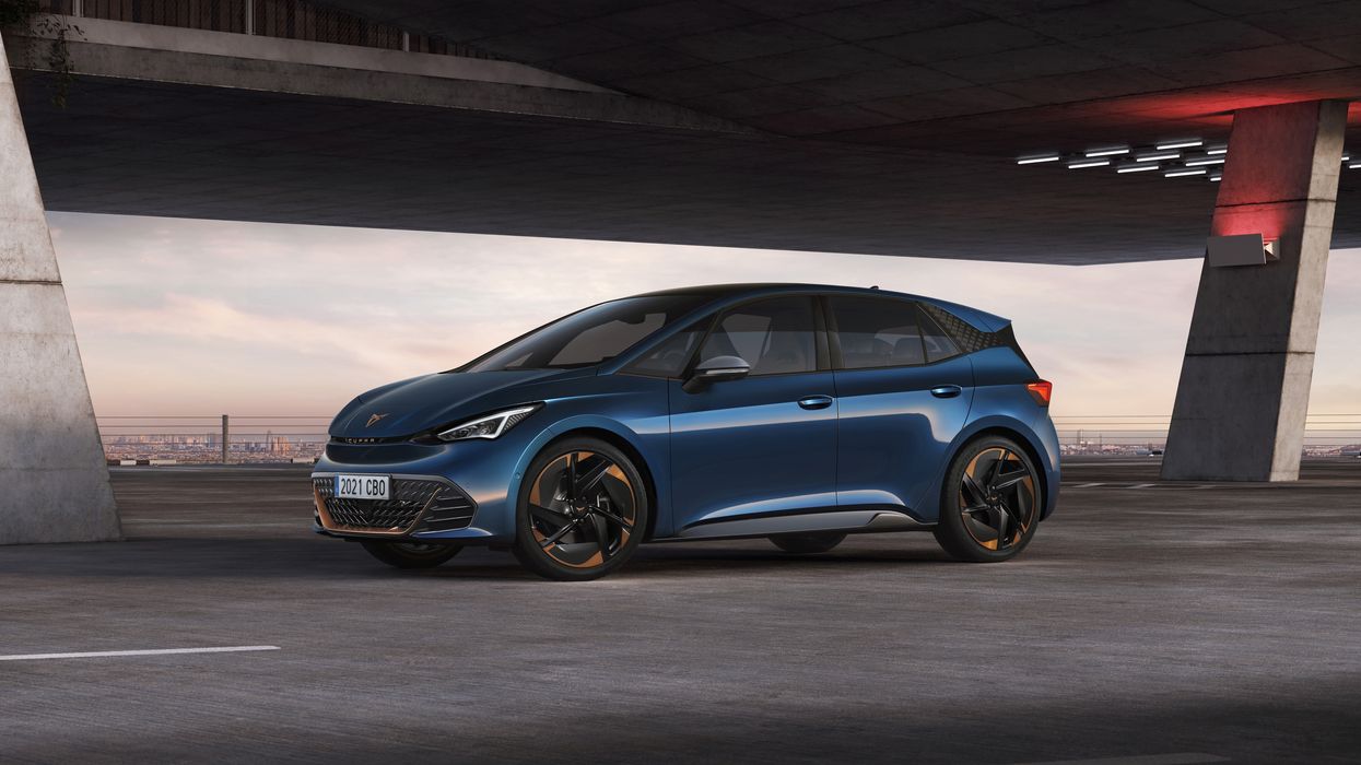 The Cupra Born electric vehicle