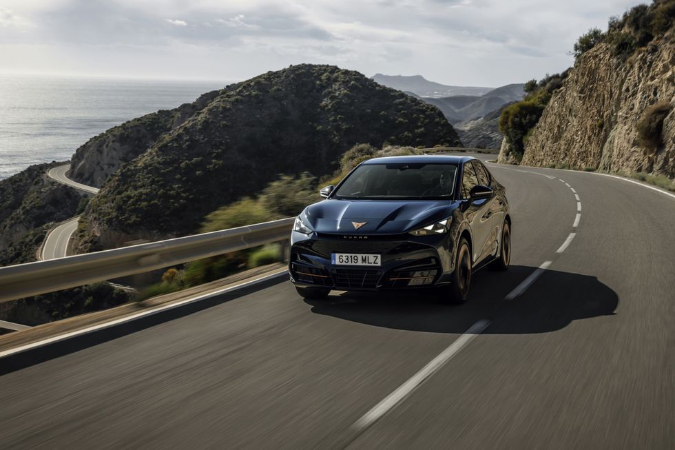 The Cupra Tavascan electric vehicle