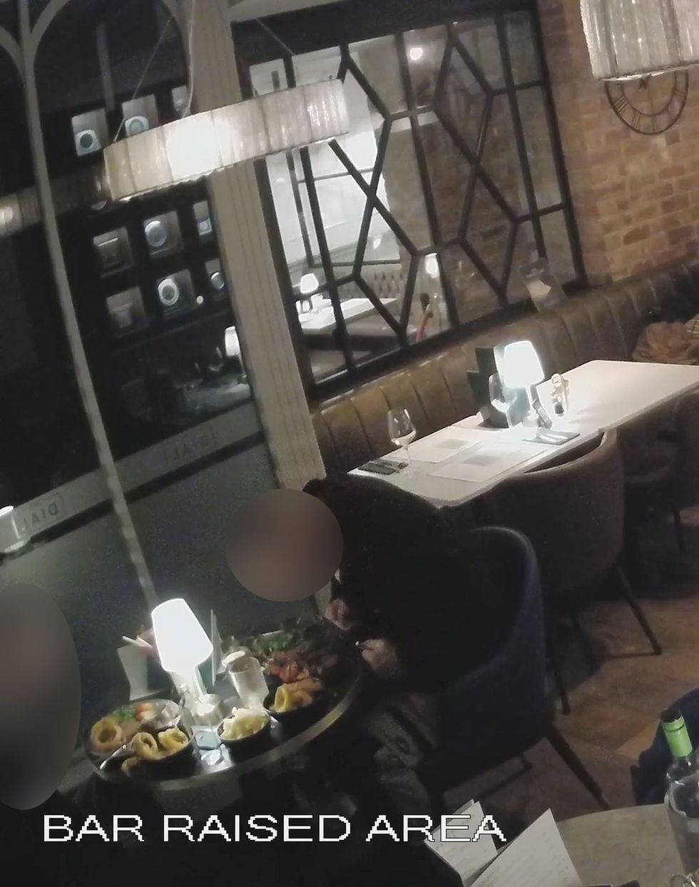 The customer stared at his plate before refusing to pay the \u00a3165 bill