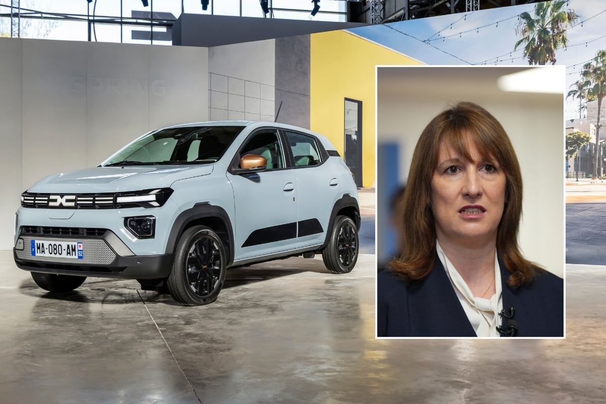 The Dacia Spring and Chancellor Rachel Reeves