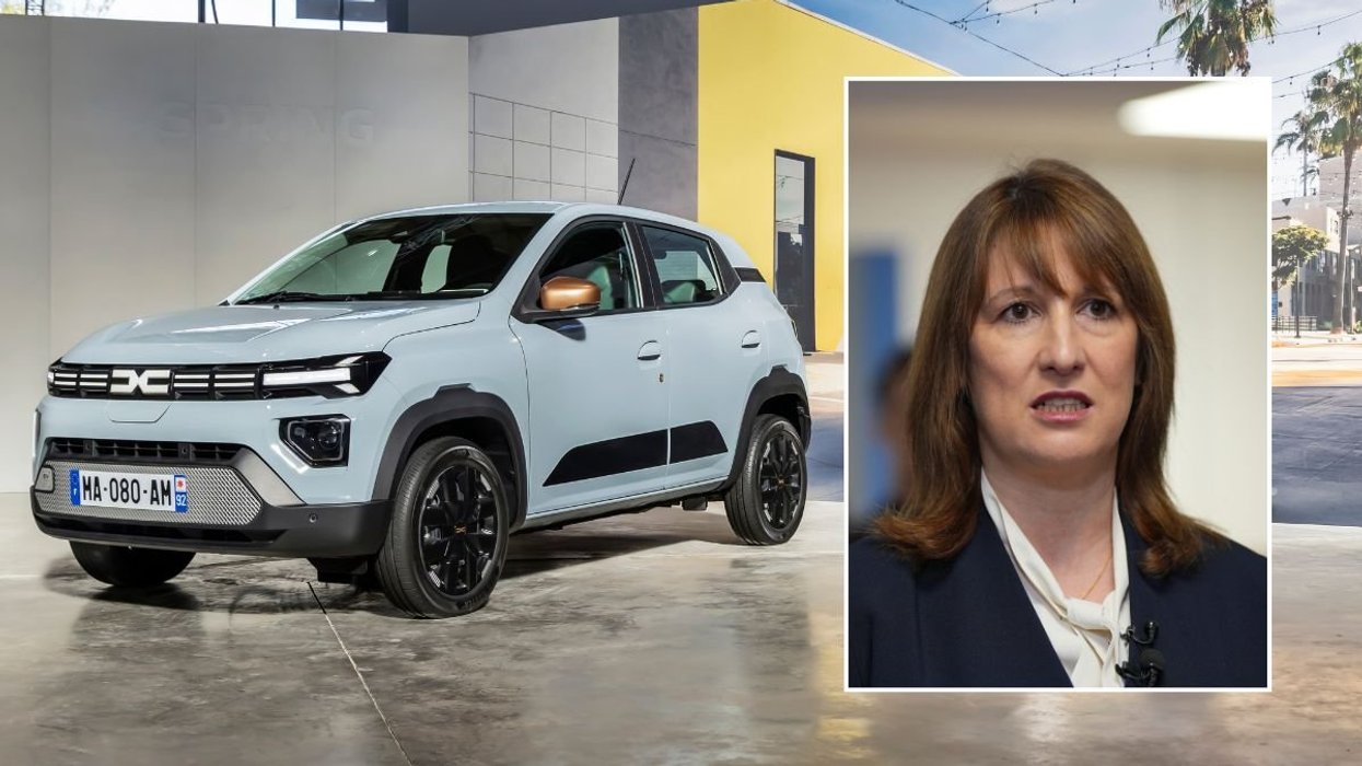 The Dacia Spring and Chancellor Rachel Reeves