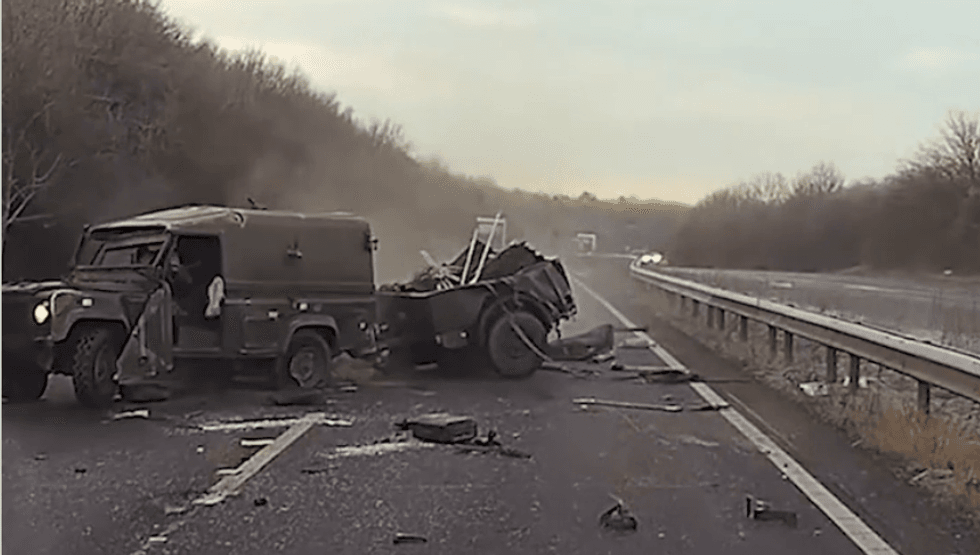 Restos de um acidente