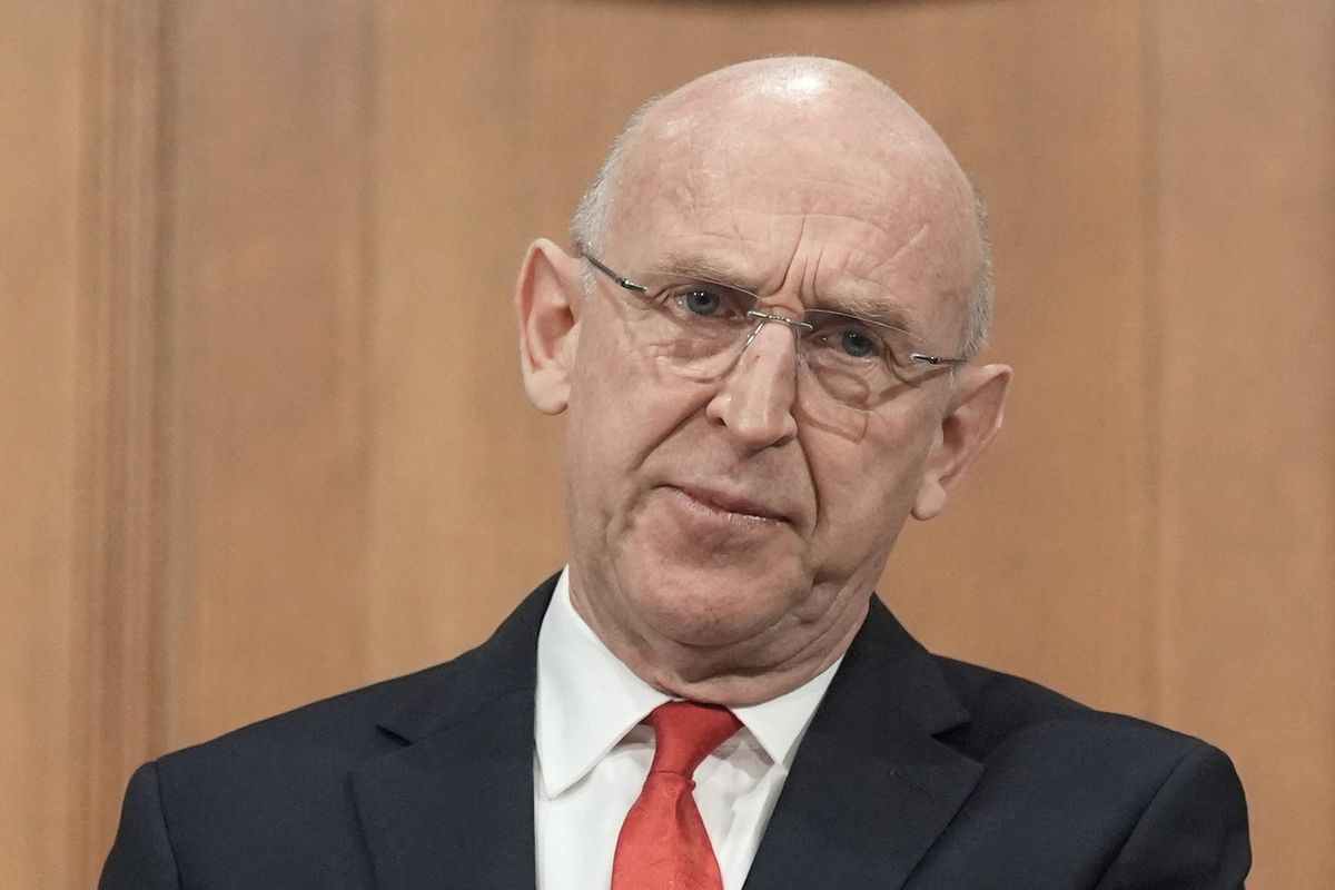 The Defence Secretary John Healey