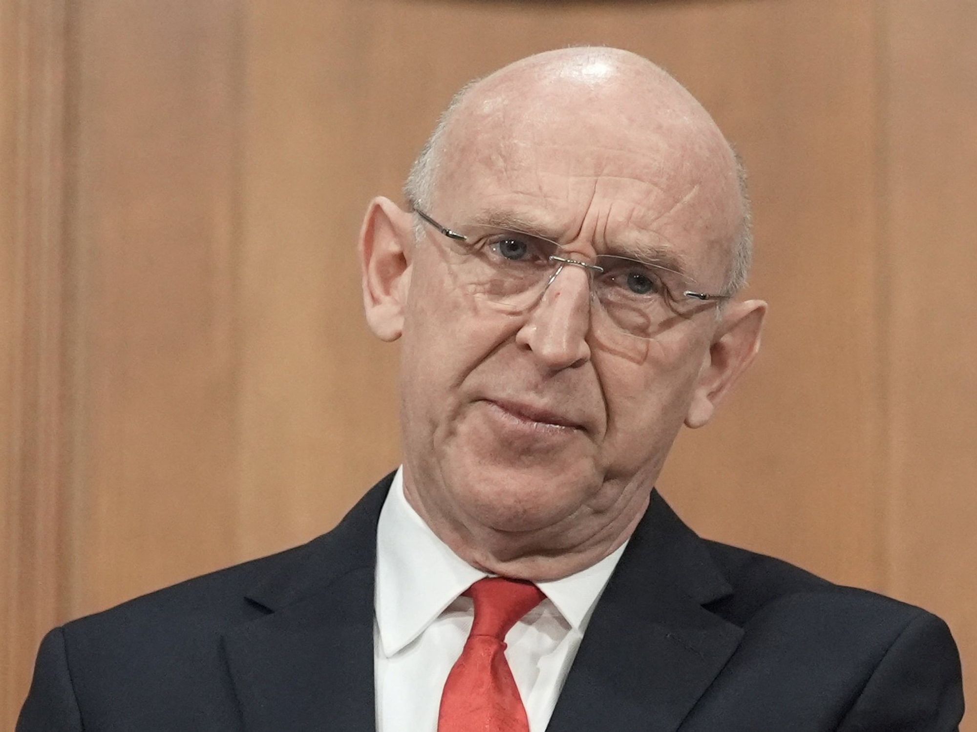 The Defence Secretary John Healey