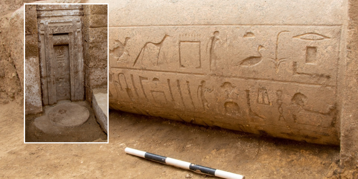 NextImg:Archaeology breakthrough: Tomb of ancient Egyptian prince discovered behind 'fake' 4.5m granite door