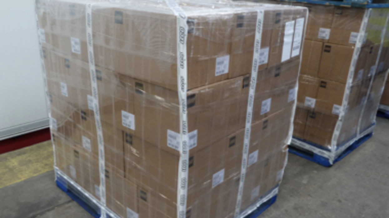 The drugs were found with a legal Lego order