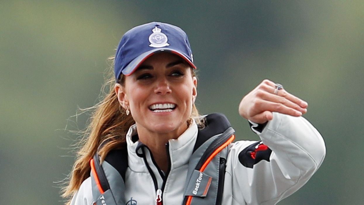 The Duchess of Cambridge takes part in the King's Cup regatta at Cowes on the Isle of Wight