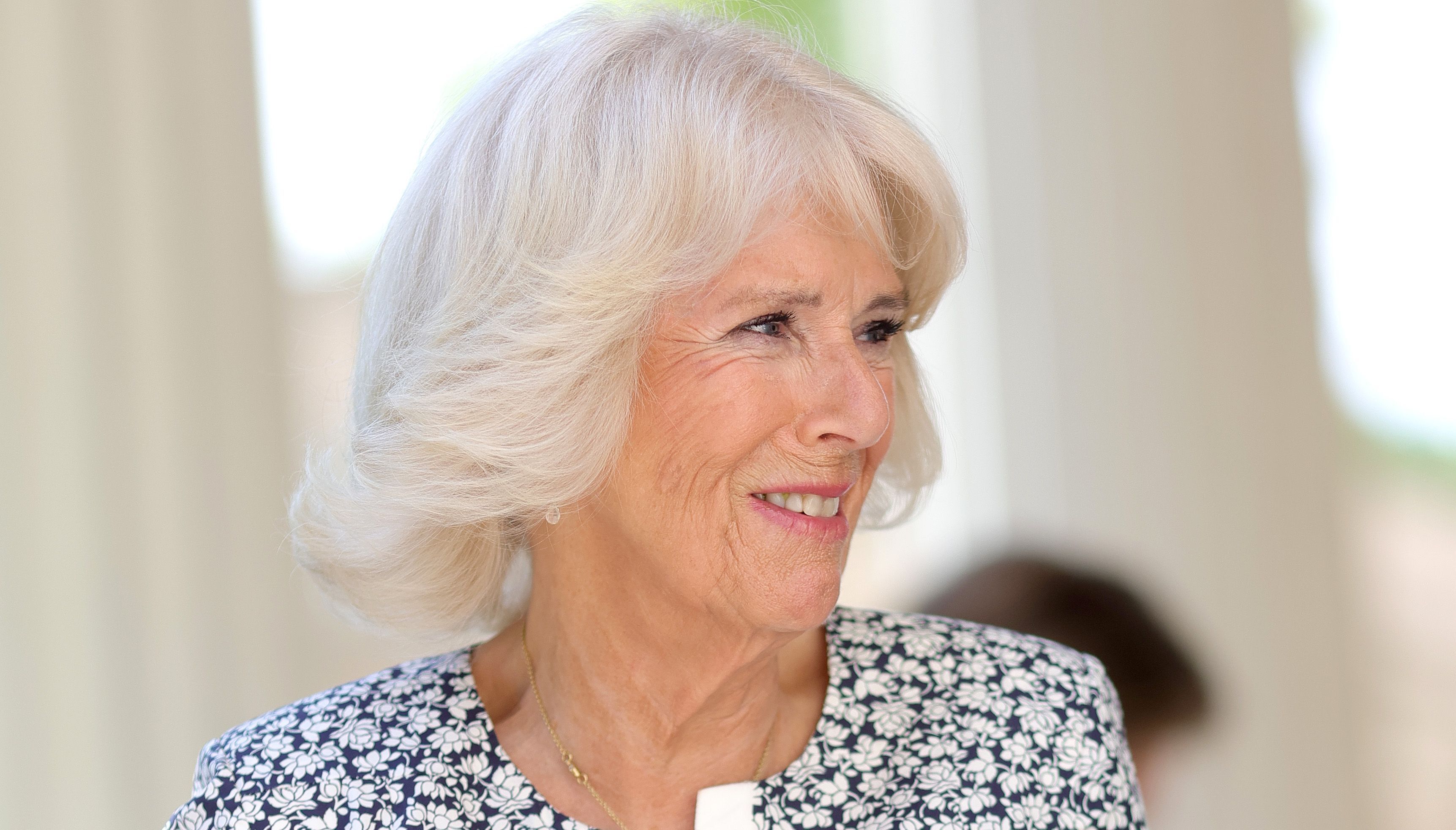 The Duchess of Cornwall as she hosted a reception at Clarence House